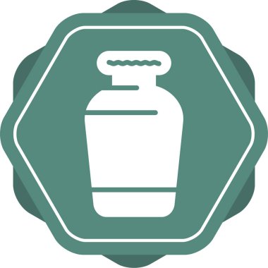 Şişenin vektör illüstrasyonu