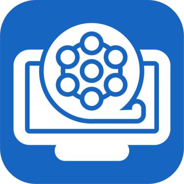 Seo simgesinin vektör illüstrasyonu