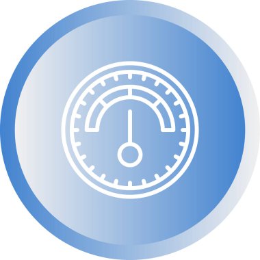 Bir pusula simgesinin vektör illüstrasyonu