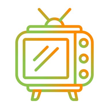 TV vektör illüstrasyonu