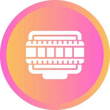 Masaüstü Bilgisayar Web simgesi vektör çizimi