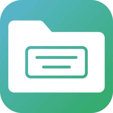 dosya dizinleri simgesi, vektör illüstrasyonu 