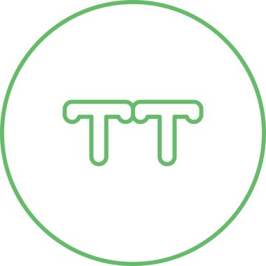 Modern bir eksiklik simgesinin vektör illüstrasyonu