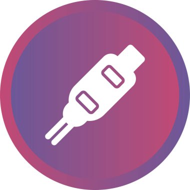 Fiş. Web simgesi basit illüstrasyon