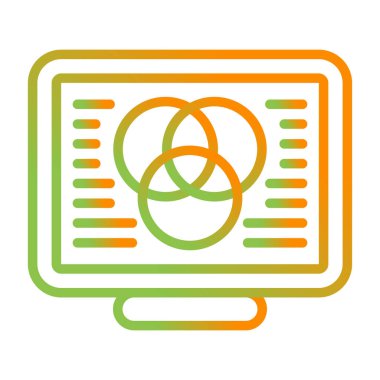 seo modern simgesinin vektör illüstrasyonu