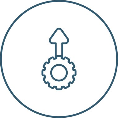 Dişli ve simge işaretlerinin vektör çizimi. Stok için dişli ve dişli vektör simgesi ögesi.