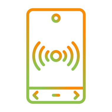 cep telefonu vektör simgesi