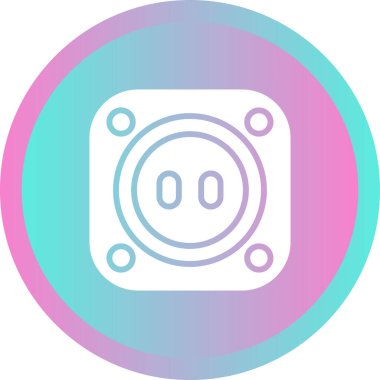 soket ağ simgesi vektör illüstrasyonu