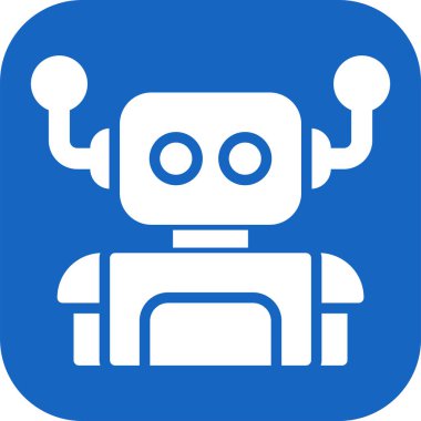 robot web simgesi vektör illüstrasyonu