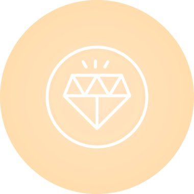 Elmas web simge vektör çizim