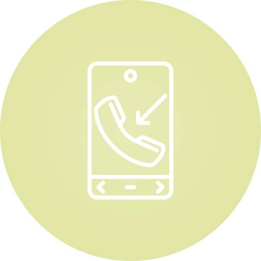 - Telefon. Web simgesi basit illüstrasyon