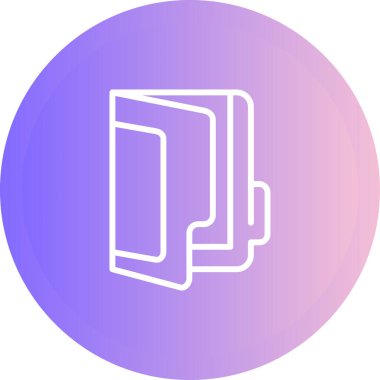 Kitap. Web simgesi basit illüstrasyon