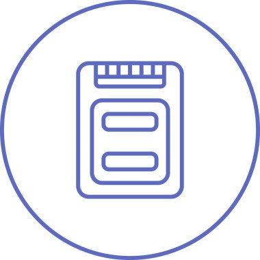 pil vektör çizgisi simgesi