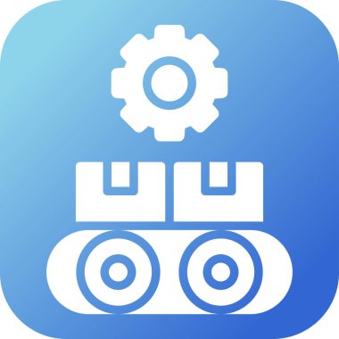 Vektör illüstrasyonu, robot simgesi