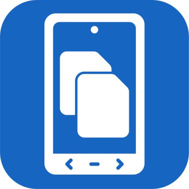 - Telefon. Web simgesi basit illüstrasyon