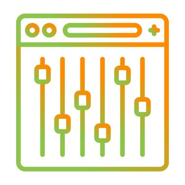 ayarları web simge vektör çizim 