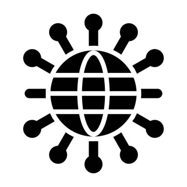 genel ağ vektör simgesi