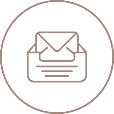 zarf web simgesi vektör illüstrasyonu 