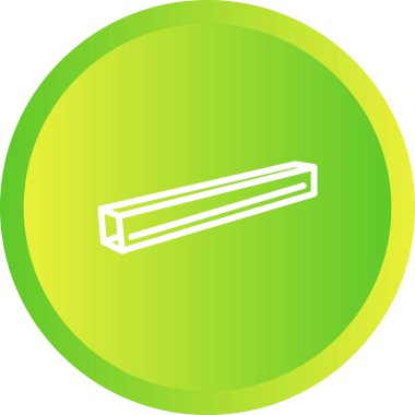 yeşil ve sarı çizgi ikonu. Web ve mobil uygulamalar için beyaz arkaplanda izole edilmiş.