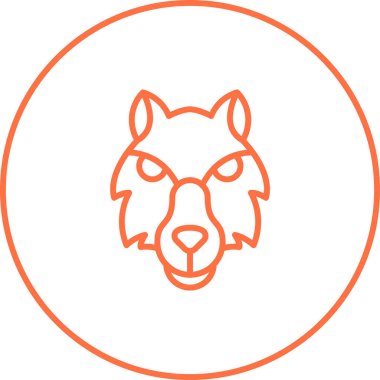 Kurt. Web simgesi basit illüstrasyon