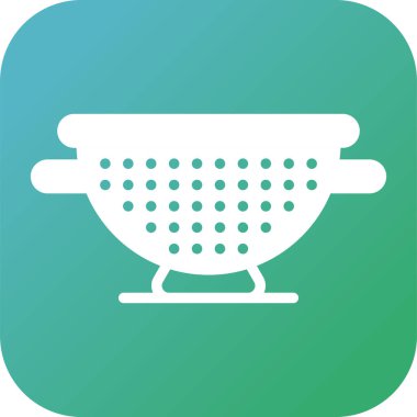 Colander web simgesi vektör illüstrasyonu 