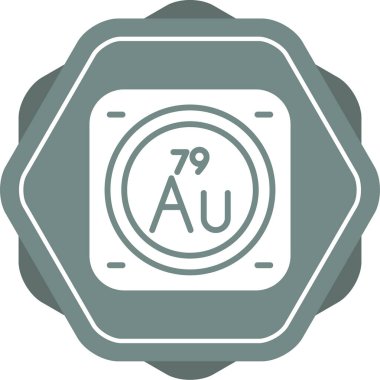 Modern bir gaz ikonunun vektör illüstrasyonu