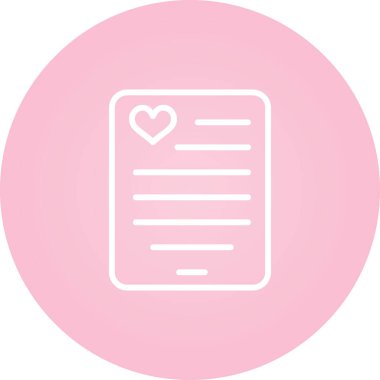 belge simgesi, vektör çizimi