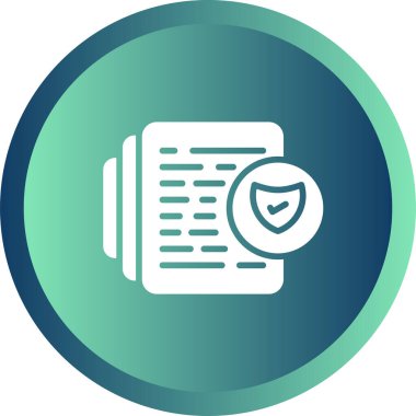 veri koruma simgesi. Web için basit güvenlik vektör simgeleri çizimi