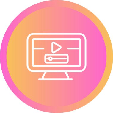 Bilgisayar web simge vektör çizim