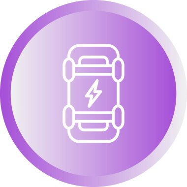 vektör elektrik simgesi illüstrasyonu