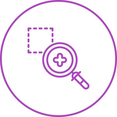 Moda Biçiminde Arama Simgesi İzole Arkaplanı