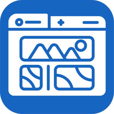 Mutfak. Web simgesi basit illüstrasyon