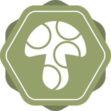 Eşsiz yaprak ikonu vektör illüstrasyonu