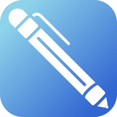 Bir kalem ağı simgesinin vektör illüstrasyonu