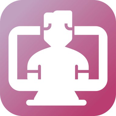 Bilgisayar web simge vektör çizim