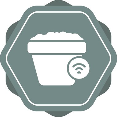 Eşsiz Gıda Vektörü Kabartma Simgesi