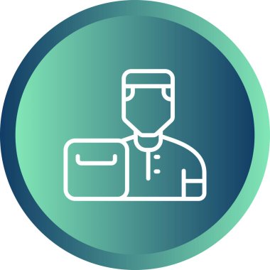 Modern simgenin vektör illüstrasyonu