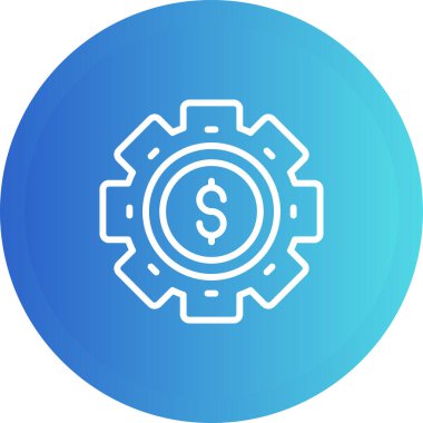 Dişliler. Web simgesi basit tasarım