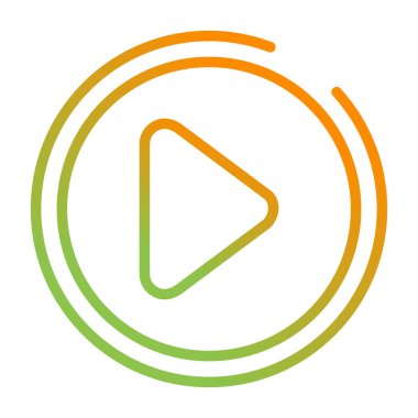 Müzik çalar simgesinin vektör illüstrasyonu