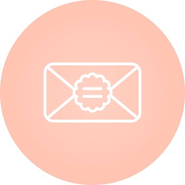 zarf web simgesi vektör illüstrasyonu 