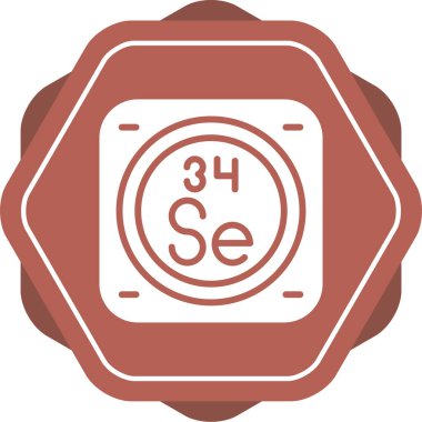 Kimyasal element ağ basit illüstrasyon