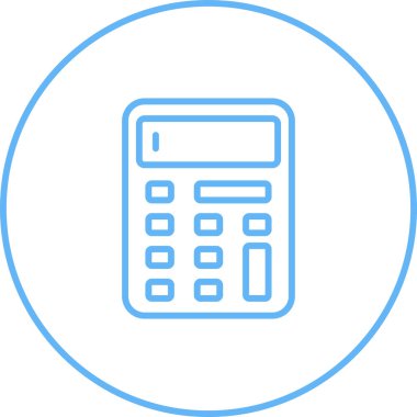 Projeniz için vektör hesap makinesi simgesi