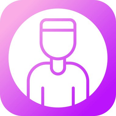 İnsan simgesinin vektör illüstrasyonu