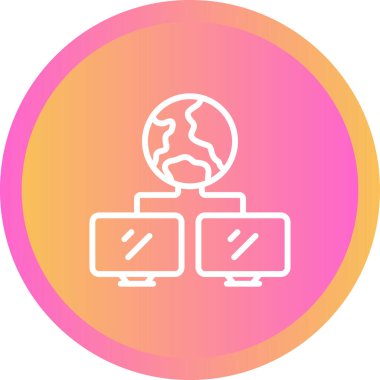 seo modern simgesinin vektör illüstrasyonu