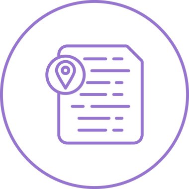 harita pin ikonu vektör illüstrasyonu