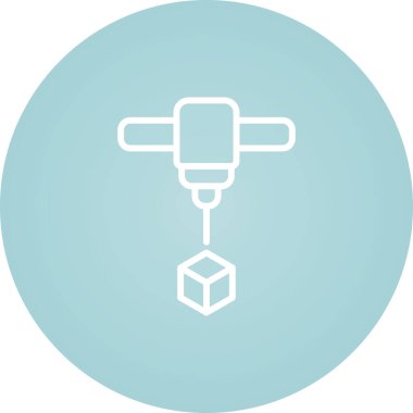 Eşsiz Uydu Vektör Satırı Simgesi