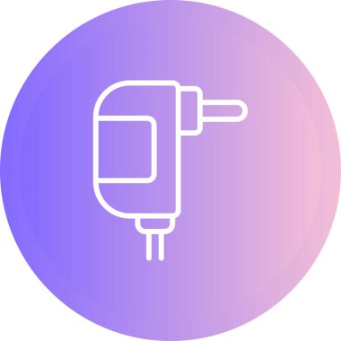 Fiş. Web simgesi basit illüstrasyon