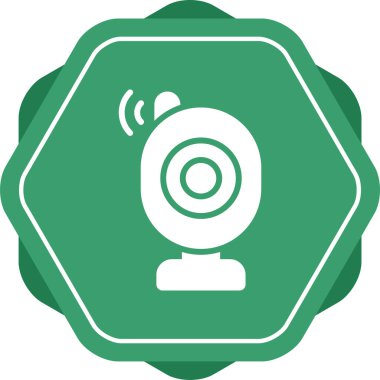 Alarm simgesi vektör illüstrasyonu