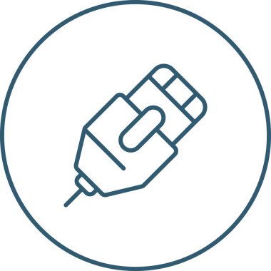 Fiş. Web simgesi basit illüstrasyon