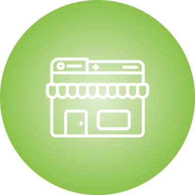 Modern simgenin vektör illüstrasyonu